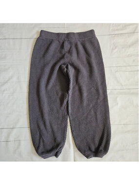 Free People Beach Hailee Sweater Gray Knit Harem Jogger Pants Small Slouchy